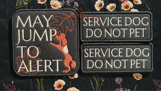 May Jump to Alert Autumn Poodle Patch